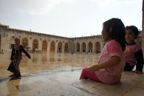 The great mosque of Aleppo