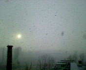 snowing